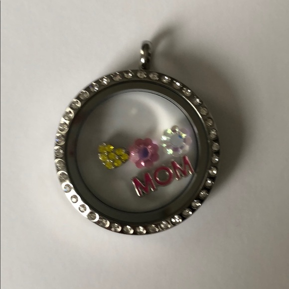 NIB LARGE Origami Owl mom living locket set - Picture 6 of 8